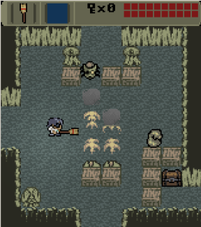 An early version of the first dungeon of Anodyne.